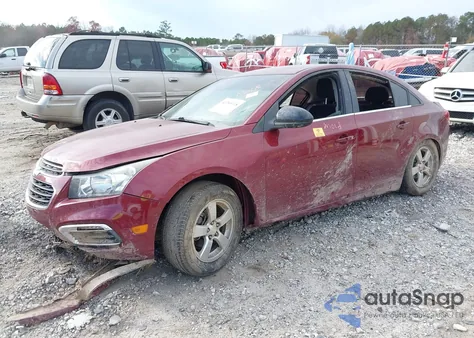 2015 Chevrolet Cruze 1Lt Auto из США, поврежденный, VIN 1G1PC5SB6F7189165